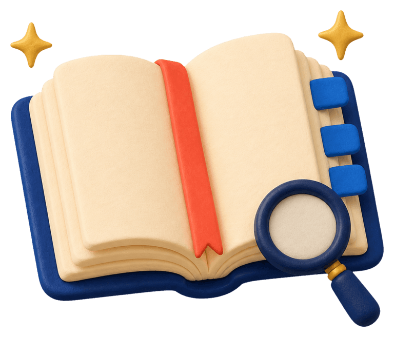 Illustration en volume d'un lexique juridique